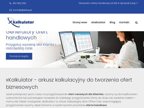 Xblue.pl - oferta handlowa przykłady