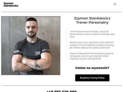 Szymonstankiewicz.com.pl - trener personalny
