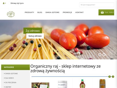 Organicznyraj.pl - ekologiczna żywność
