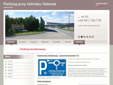 Parking przy lotnisku Gdansk