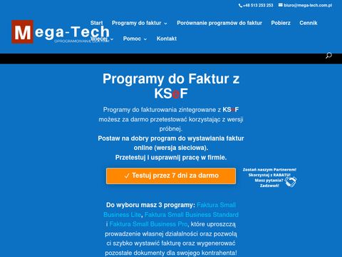 Mega-tech.com.pl - oprogramowanie do fakturowania