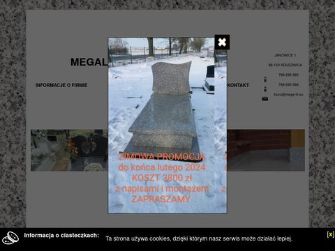 Megalit parapety granitowe inowrocław
