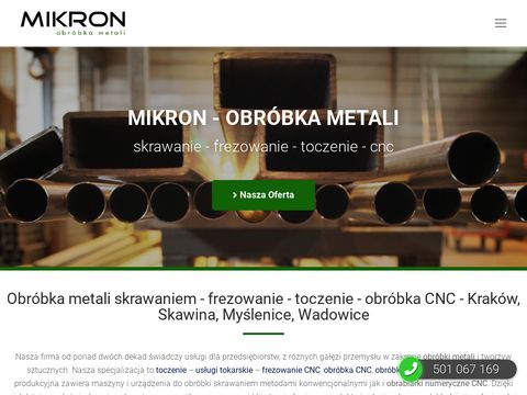 Mikron - obróbka metali, frezowanie CNC