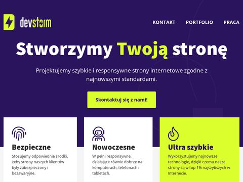 Devstorm.pl - tworzenie stron internetowych
