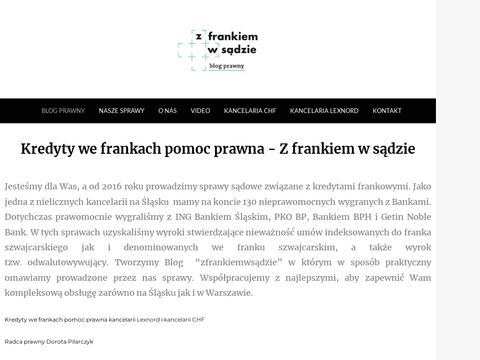 Zfrankiemwsadzie.pl - blog prawny