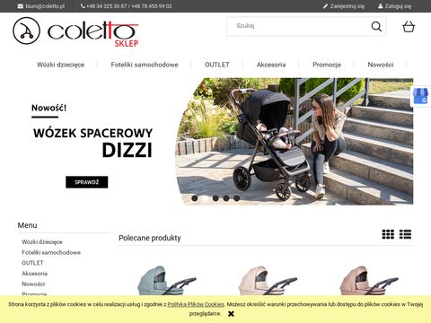 Outlet.coletto.pl bezpieczny fotelik 0-18