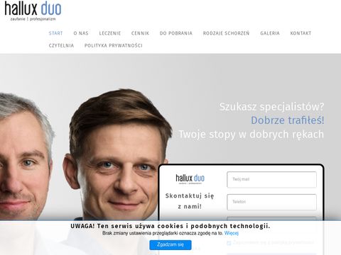 Halluxduo.pl - lekarz halluxów