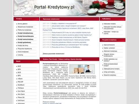 Portal-kredytowy.pl tanie kredyty gotówkowe