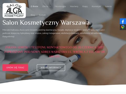 Alga.waw.pl - salon kosmetyczny