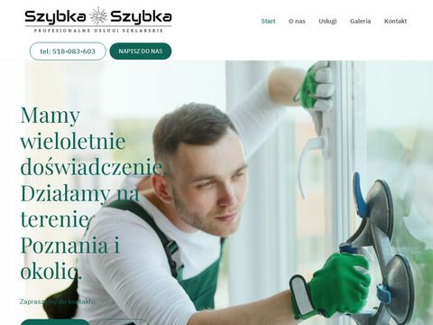 Szklarz-poznan.pl usługi szklarskie