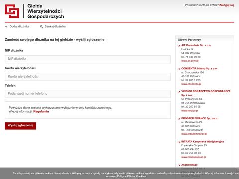 Sprzedaj dług lub windykuj bez prowizji na GWG.pl