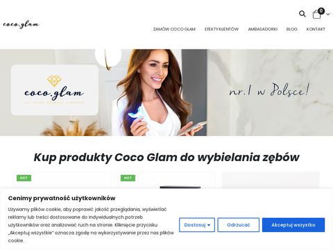 Cocoglam.pl - węglowa pasta do zębów