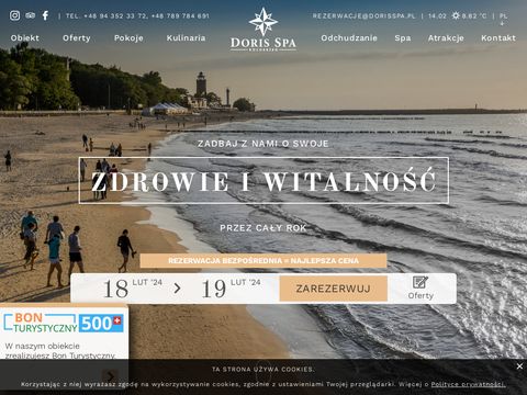 Dorisspa.pl - nocleg Kołobrzeg i urlop nad morzem