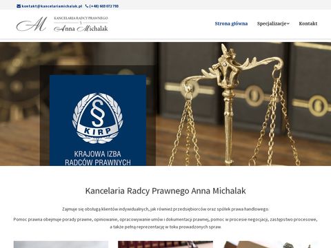 Kancelariamichalak.pl radcy prawnego
