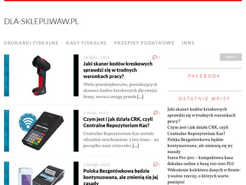 Dla-sklepu.waw.pl - kasy fiskalne, przepisy i ulgi