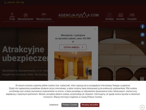 Agencja-fima.com domy na sprzedaż, mieszkania Lębork
