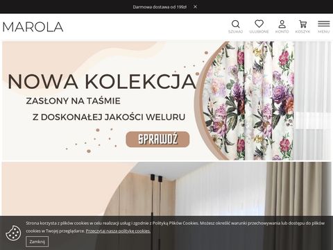 Marola.pl - firany zasłony sklep internetowy