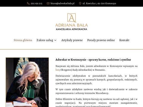 Adwokatbala.pl - rozwód kancelaria