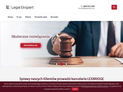Legalekspert.pl - przetwarzanie danych osobowych
