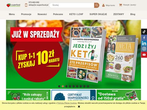 E-superfood.pl sklep ze zdrową żywnością
