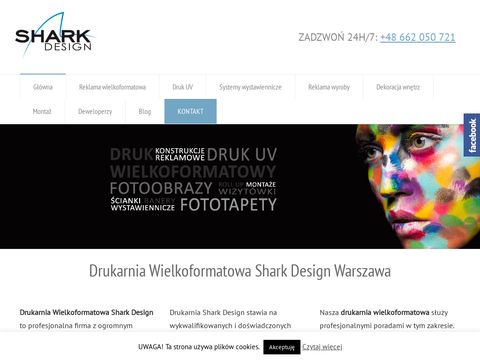 Sharkdesign.pl druk cyfrowy, wielkoformatowy