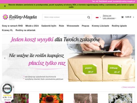 Rosliny-magda.pl - wysyłka roślin ozdobnych