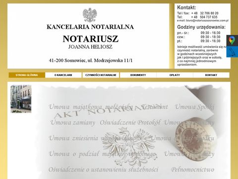 Notariuszsosnowiec.com.pl Joanna Heliosz