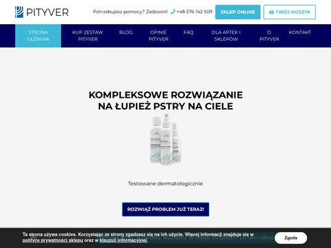 Pityver.pl dermokosmetyki na łupież pstry