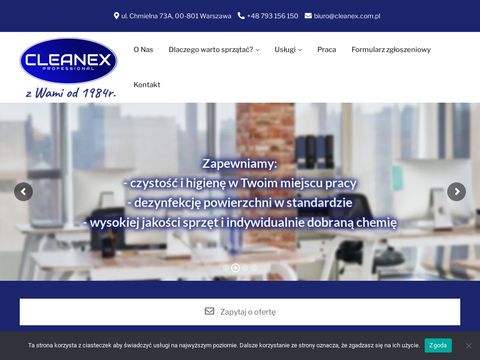 Cleanex.com.pl - firmy sprzątające Warszawa