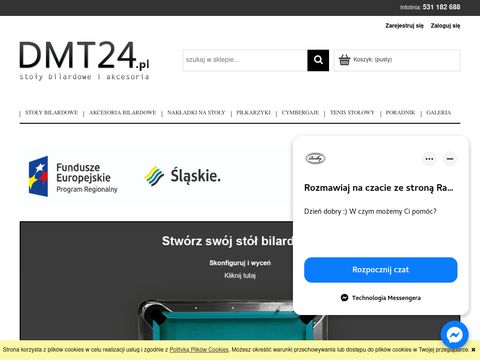 Dmt24.pl tanie stoły do bilarda - producent