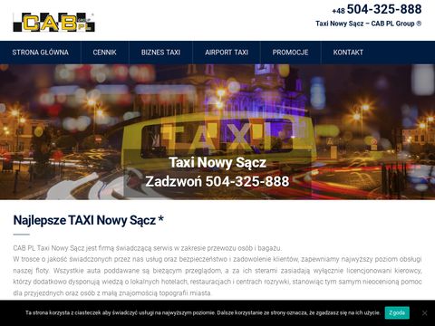 Cab-taxinowysacz.pl - taksówki