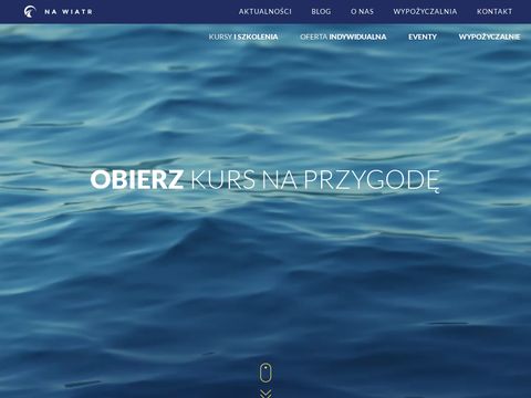 Na-wiatr.pl atrakcje wodne, regaty firmowe, skutery
