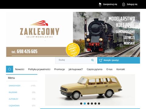 Zaklejony.pl sklep modelarski