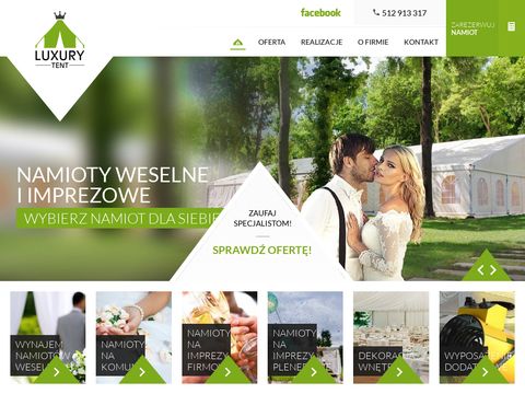 Luxury-tent.pl ślub w plenerze