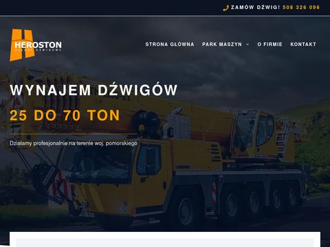 Heroston.pl - usługi dźwigowe