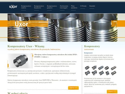 Uxor.com.pl - kompensator produkcja