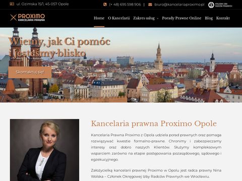 Kancelariaproximo.pl - radca prawny z Opola