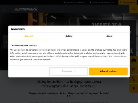 Jungheinrich - wózki widłowe i systemy magazynowe