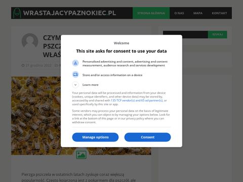 Strona Wrastajacypaznokiec.pl