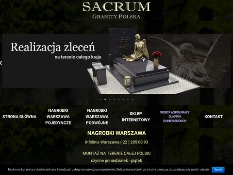 Sacrum Granity Polska - nagrobki