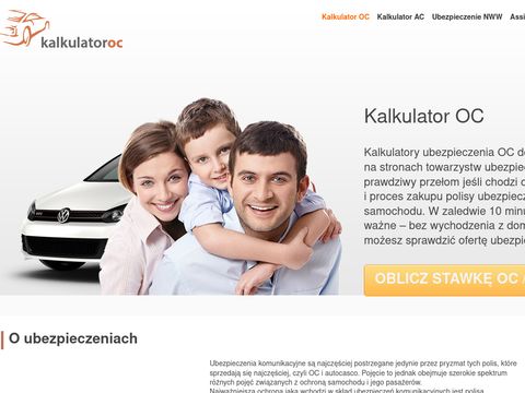 kalkulator-oc.auto.pl - kalkulator ubezpieczeń oc