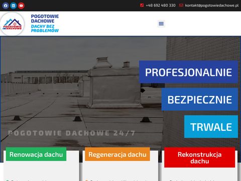 Pogotowiedachowe.pl - hydroizolacja dachu