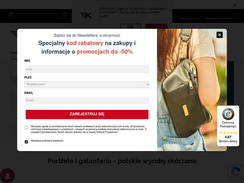 Skorzany.com sklep z portfelami