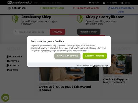 Legalniewsieci.pl - regulamin strony internetowej