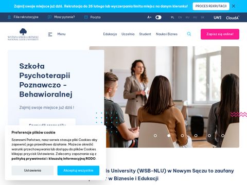 Wsb-nlu.edu.pl - Wyższa Szkoła Biznesu
