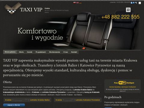 Taxivip.pl - transfery Kraków Balice Katowice Pyrzowice