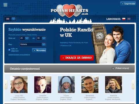 Polishhearts.co.uk - randki w UK
