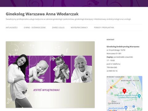 Doktor.waw.pl ginekolog Anna Włodarczak - Warszawa