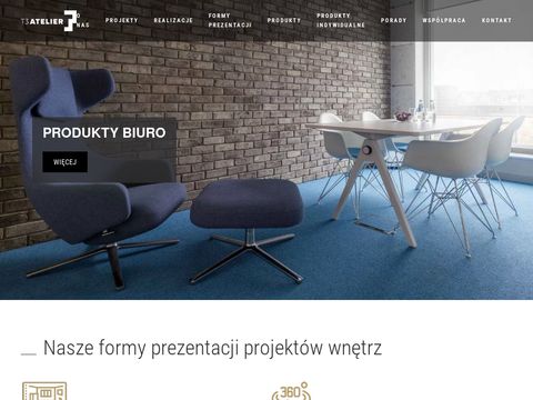 T3inwest.pl - projekty wnętrz biurowych