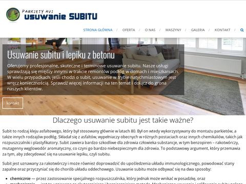 Usuwanie-subitu.pl lepiku i zrywanie parkietu